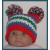 blue and red stripes baby boy hat