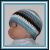gray black blue white baby boy hat