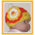 Newborn girl Halloween Candy Corn Hat