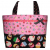 Extra Large Pink And Black Cupcakes Diaper Bag