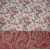 Pink Shabby Roses Carpet Bag With Burgundy