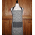 Gray Damask Apron With Double Pockets