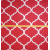 Red Trellis Design Fabric