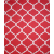 Red And White Duck Cloth Like Fabric