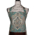 1X Turquoise Apron With Brown Accents And Pockets Reversible
