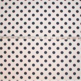 Navy Blue Polka Dot Decorator Cotton Fabric Extra Wide