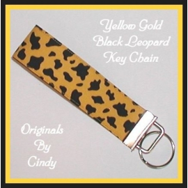Gold And Black Key Fob