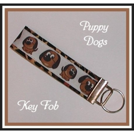 Key Fob With Puppy Dogs