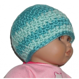 Extra Small Turquoise Baby Hat