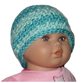Preemie Size Turquoise Baby Boys Hat