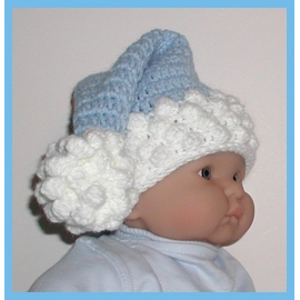 blue elf hat for baby boys