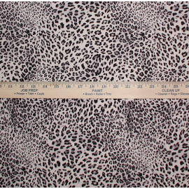 Leopard Denim Fabric