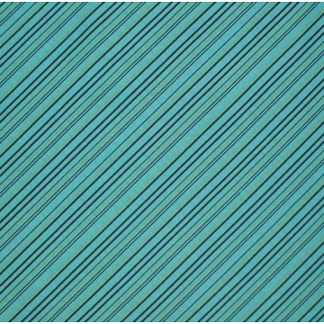 Turquoise Fabric, Brown Lemon Lime Stripes Fabric, Diagonal Striped Fabric
