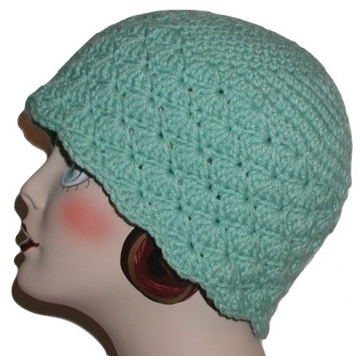 Sea Foam Green Chemo Hat, Seafoam Green Hat, Sea Foam Green Women's Hat