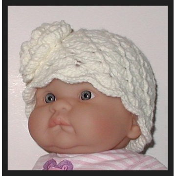Cream Newborn Hat For Girls Solid Baby Girl Hat Newborns 6 Months Girls Flower