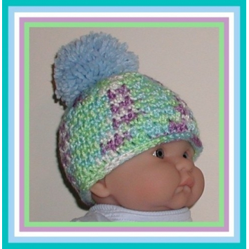 Baby Boy Hat Newborn Multi Colored