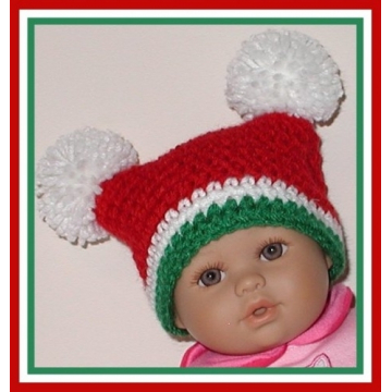 Preemie Christmas Hat, Unisex Preemies Christmas Beanie, Christmas Baby Cap