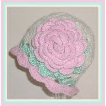 Cream Mint Hat Baby Toddler Girl Pink Girls Babies Large Rose Green Cloche
